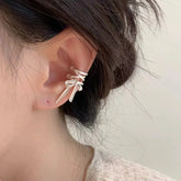 Girls Ribbon Aesthetics Ear Clips Ballet Style Ribbon Bow-knot Fashion Earring